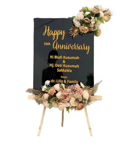 Papan Bunga Akrilik Mandung